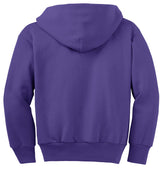 Port & Company - Youth Core Fleece Full-Zip Hooded Sweatshirt Youth Apparel Hoodies & Sweatshirts