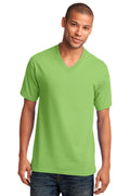 Port & Company - Men's Core Cotton V-Neck Tee