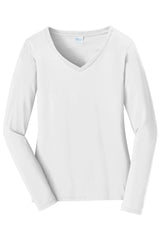 Port & Company - Women's Long Sleeve Fan Favorite V-Neck Tee Womens Apparel Shirts & Tops