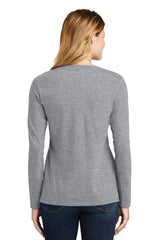 Port & Company - Women's Long Sleeve Fan Favorite V-Neck Tee Womens Apparel Shirts & Tops