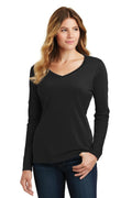Port & Company - Women's Long Sleeve Fan Favorite V-Neck Tee Womens Apparel Shirts & Tops