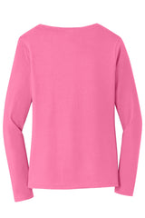 Port & Company - Women's Long Sleeve Fan Favorite V-Neck Tee Womens Apparel Shirts & Tops