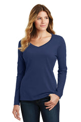 Port & Company - Women's Long Sleeve Fan Favorite V-Neck Tee Womens Apparel Shirts & Tops