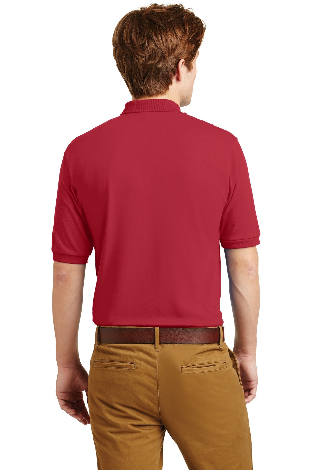 Jerzees Men's - SpotShield 5.4-Ounce Jersey Knit Sport Shirt. 437M JERZEES