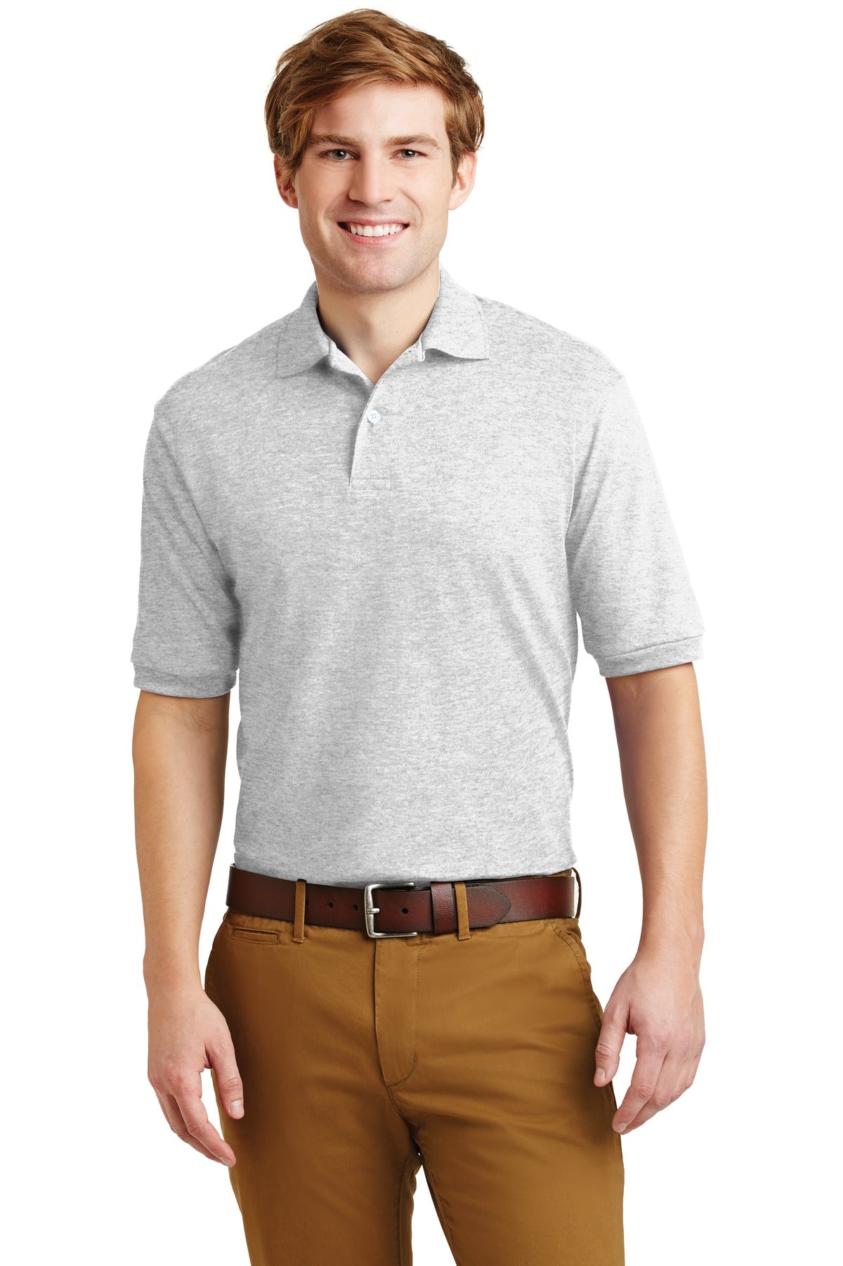 Jerzees Men's - SpotShield 5.4-Ounce Jersey Knit Sport Shirt. 437M JERZEES