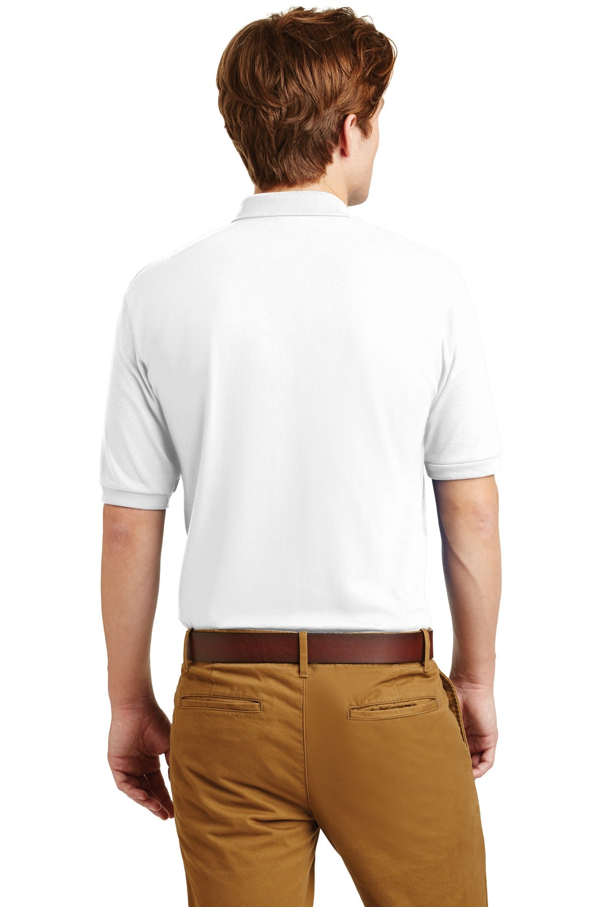 Jerzees Men's - SpotShield 5.4-Ounce Jersey Knit Sport Shirt. 437M JERZEES