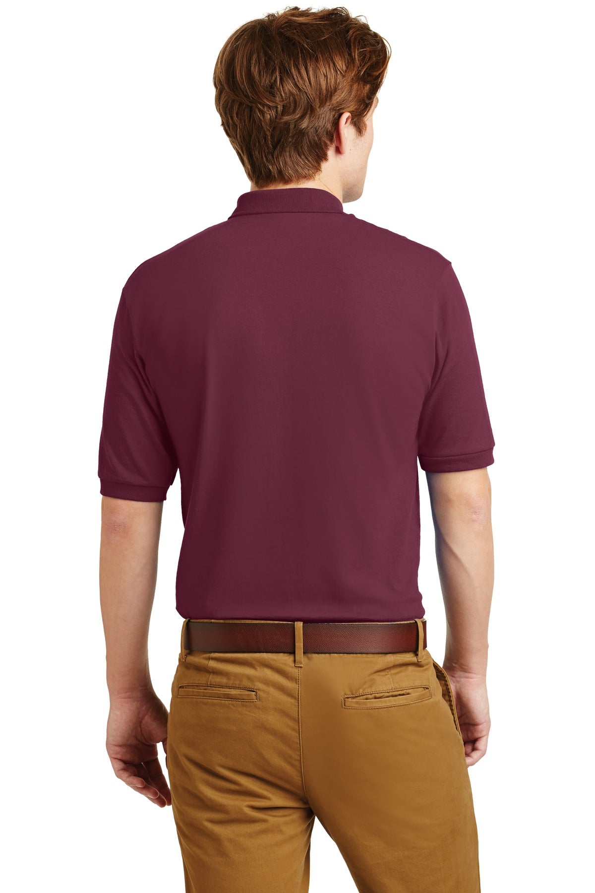 Jerzees Men's - SpotShield 5.4-Ounce Jersey Knit Sport Shirt. 437M JERZEES
