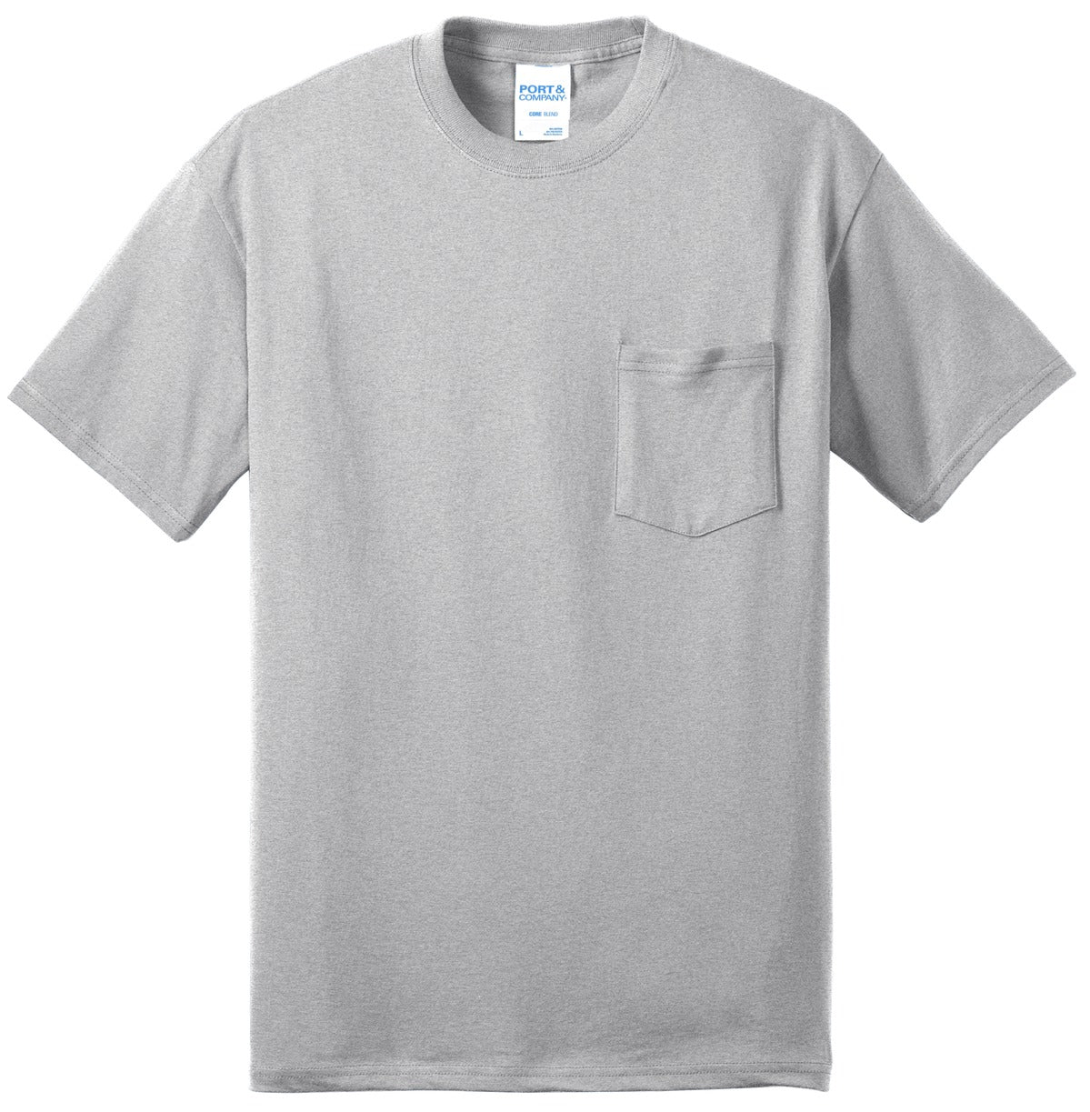 Port & Company Men's Tall Core Blend Pocket Tee Mens Apparel Shirts & Tops
