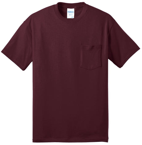 Port & Company Men's Tall Core Blend Pocket Tee Mens Apparel Shirts & Tops