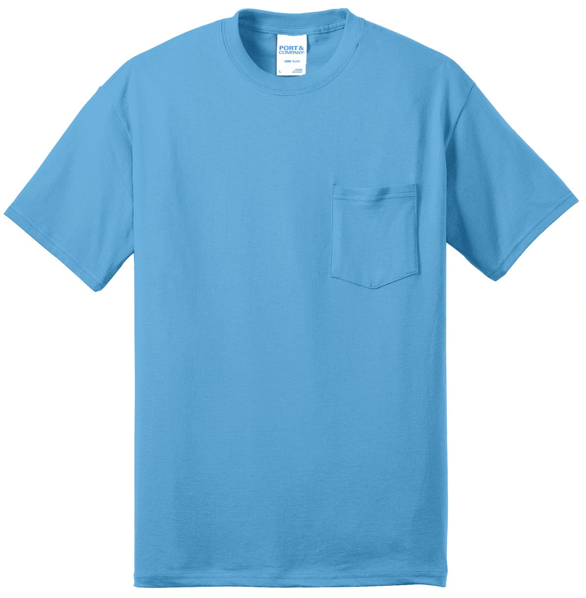 Port & Company Men's Tall Core Blend Pocket Tee Mens Apparel Shirts & Tops