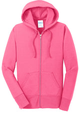 Port & Company Women's Core Fleece Full-Zip Hooded Sweatshirt