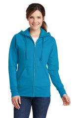 Port & Company Women's Core Fleece Full-Zip Hooded Sweatshirt
