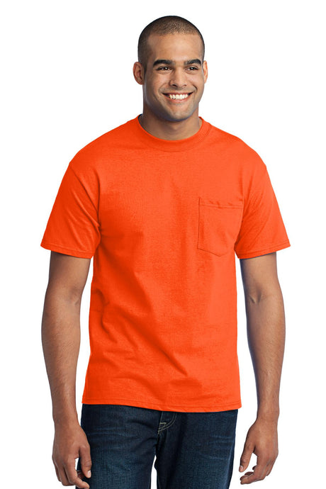 Port & Company Men's Tall Core Blend Pocket Tee Mens Apparel Shirts & Tops