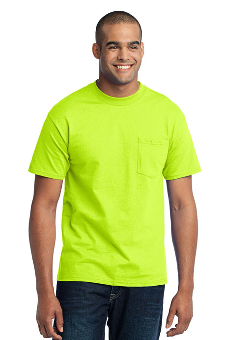 Port & Company Men's Tall Core Blend Pocket Tee Mens Apparel Shirts & Tops