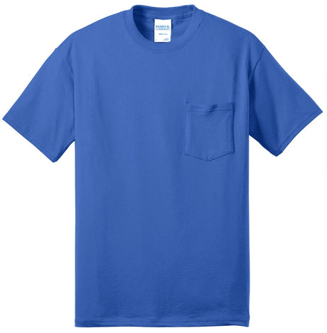 Port & Company Men's Tall Core Blend Pocket Tee Mens Apparel Shirts & Tops