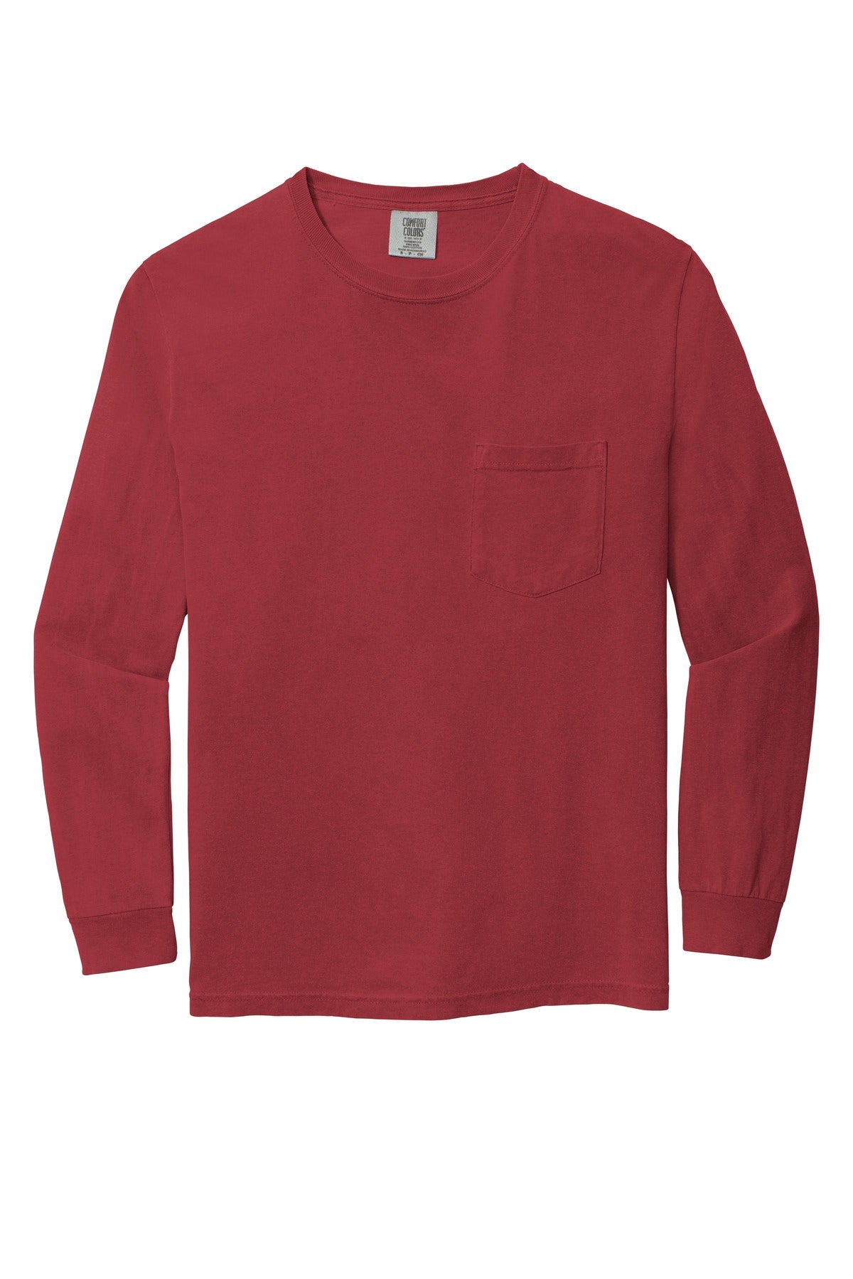 Comfort Colors Men's Heavyweight Ring Spun Long Sleeve Pocket Tee. 4410 Comfort Colors