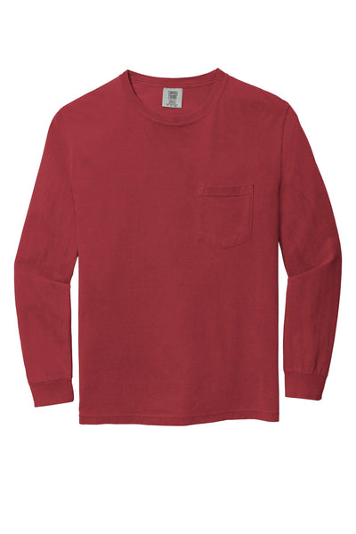 Comfort Colors Men's Heavyweight Ring Spun Long Sleeve Pocket Tee. 4410