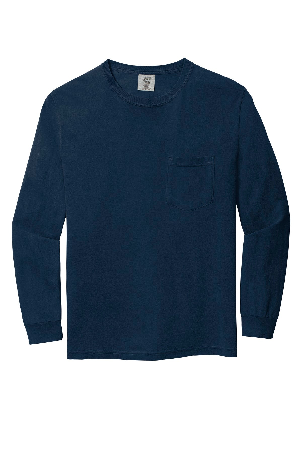 Comfort Colors Men's Heavyweight Ring Spun Long Sleeve Pocket Tee. 4410 Comfort Colors