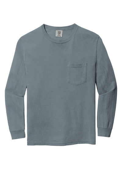 Comfort Colors Men's Heavyweight Ring Spun Long Sleeve Pocket Tee. 4410