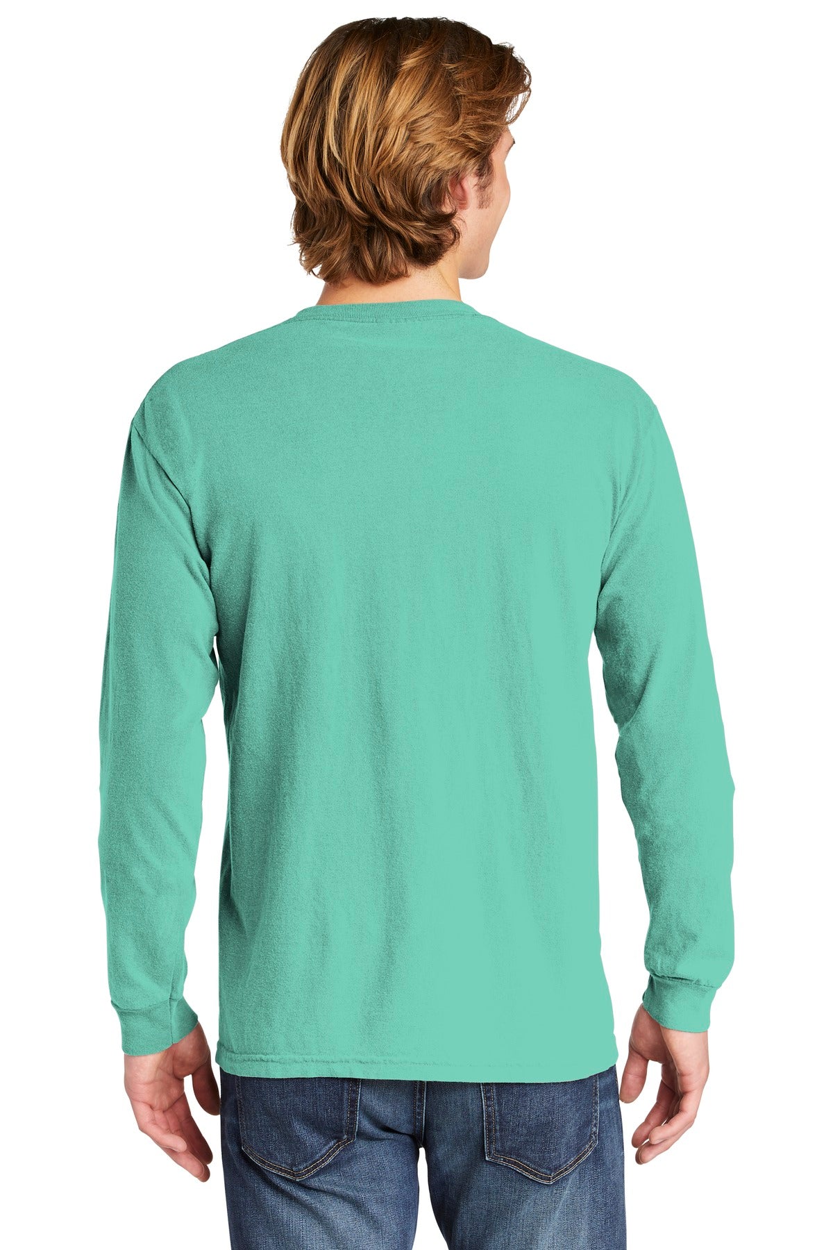 Comfort Colors Men's Heavyweight Ring Spun Long Sleeve Pocket Tee. 4410 Comfort Colors