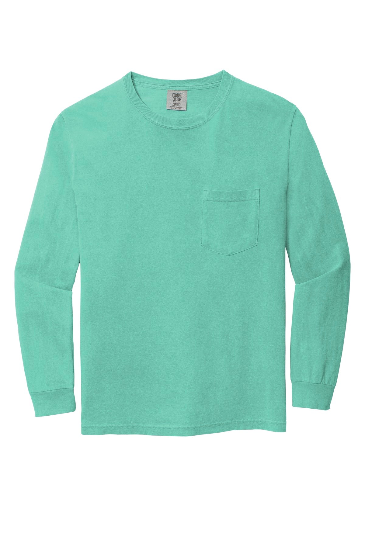 Comfort Colors Men's Heavyweight Ring Spun Long Sleeve Pocket Tee. 4410 Comfort Colors