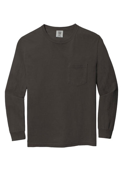 Comfort Colors Men's Heavyweight Ring Spun Long Sleeve Pocket Tee. 4410