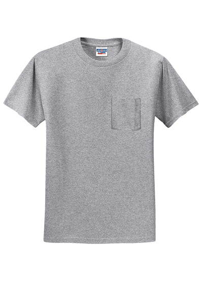 JERZEES Men's Dri-Power 50/50 T-Shirt with a Pocket