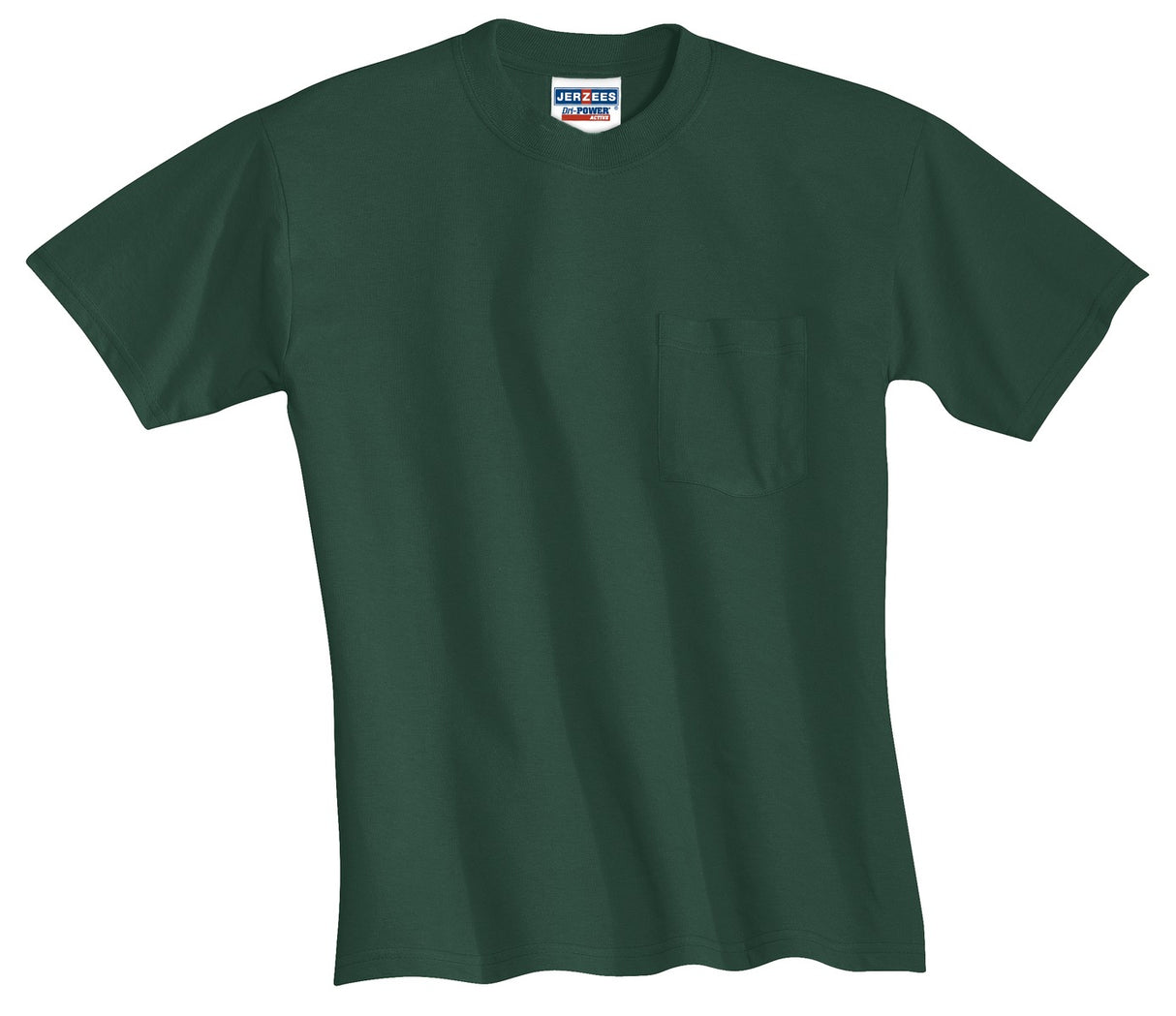 JERZEES Men's Dri-Power 50/50 T-Shirt with a Pocket JERZEES