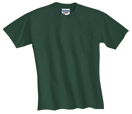 JERZEES Men's Dri-Power 50/50 T-Shirt with a Pocket JERZEES