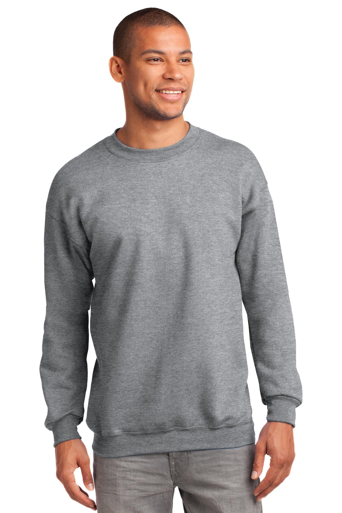 Port & Company - Men's Tall Essential Fleece Crewneck Sweatshirt Mens Apparel Sweatshirts & Fleece