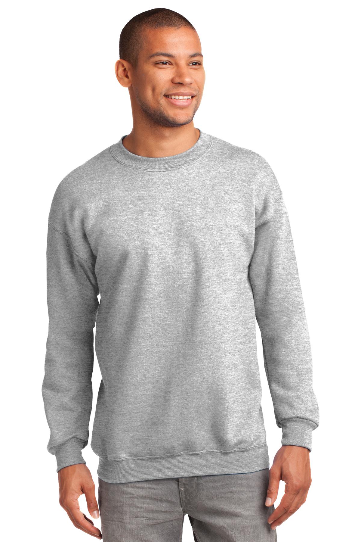 Port & Company - Men's Tall Essential Fleece Crewneck Sweatshirt Mens Apparel Sweatshirts & Fleece