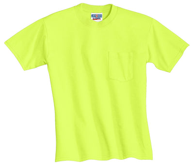 JERZEES Men's Dri-Power 50/50 T-Shirt with a Pocket