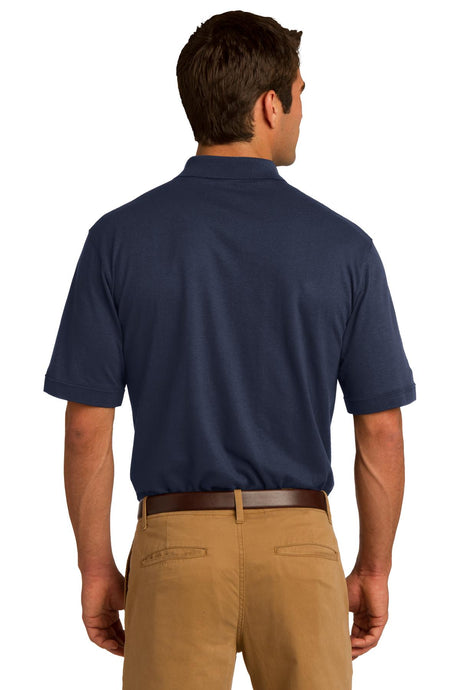 Port & Company Men's Core Blend Jersey Knit Pocket Polo Mens Apparel Shirts & Tops