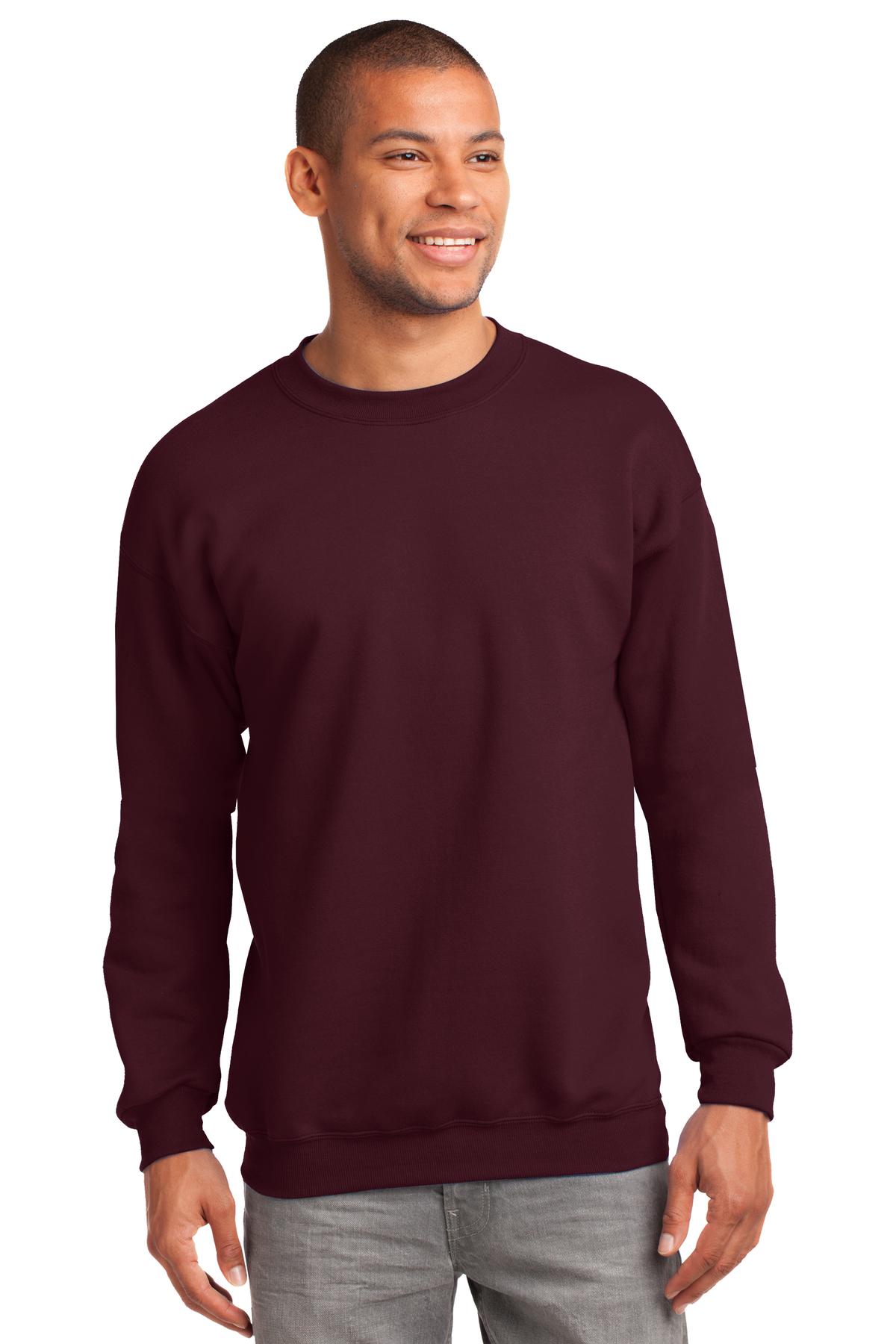 Port & Company - Men's Tall Essential Fleece Crewneck Sweatshirt Mens Apparel Sweatshirts & Fleece