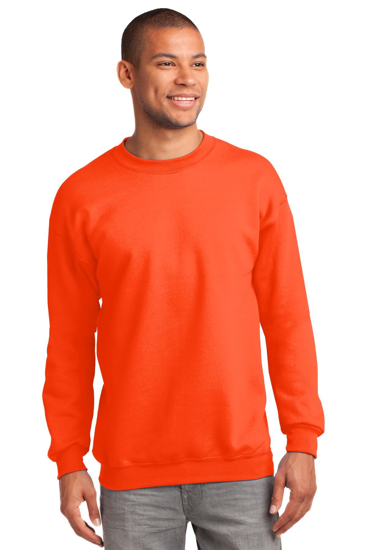 Port & Company - Men's Tall Essential Fleece Crewneck Sweatshirt Mens Apparel Sweatshirts & Fleece