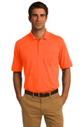 Port & Company Men's Core Blend Jersey Knit Pocket Polo Mens Apparel Shirts & Tops