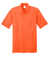 Port & Company Men's Core Blend Jersey Knit Pocket Polo Mens Apparel Shirts & Tops
