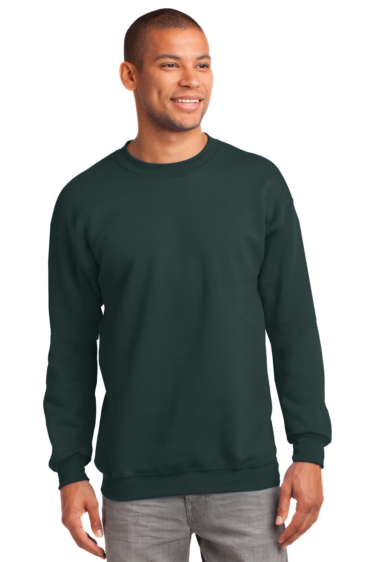 Port & Company - Men's Tall Essential Fleece Crewneck Sweatshirt Mens Apparel Sweatshirts & Fleece