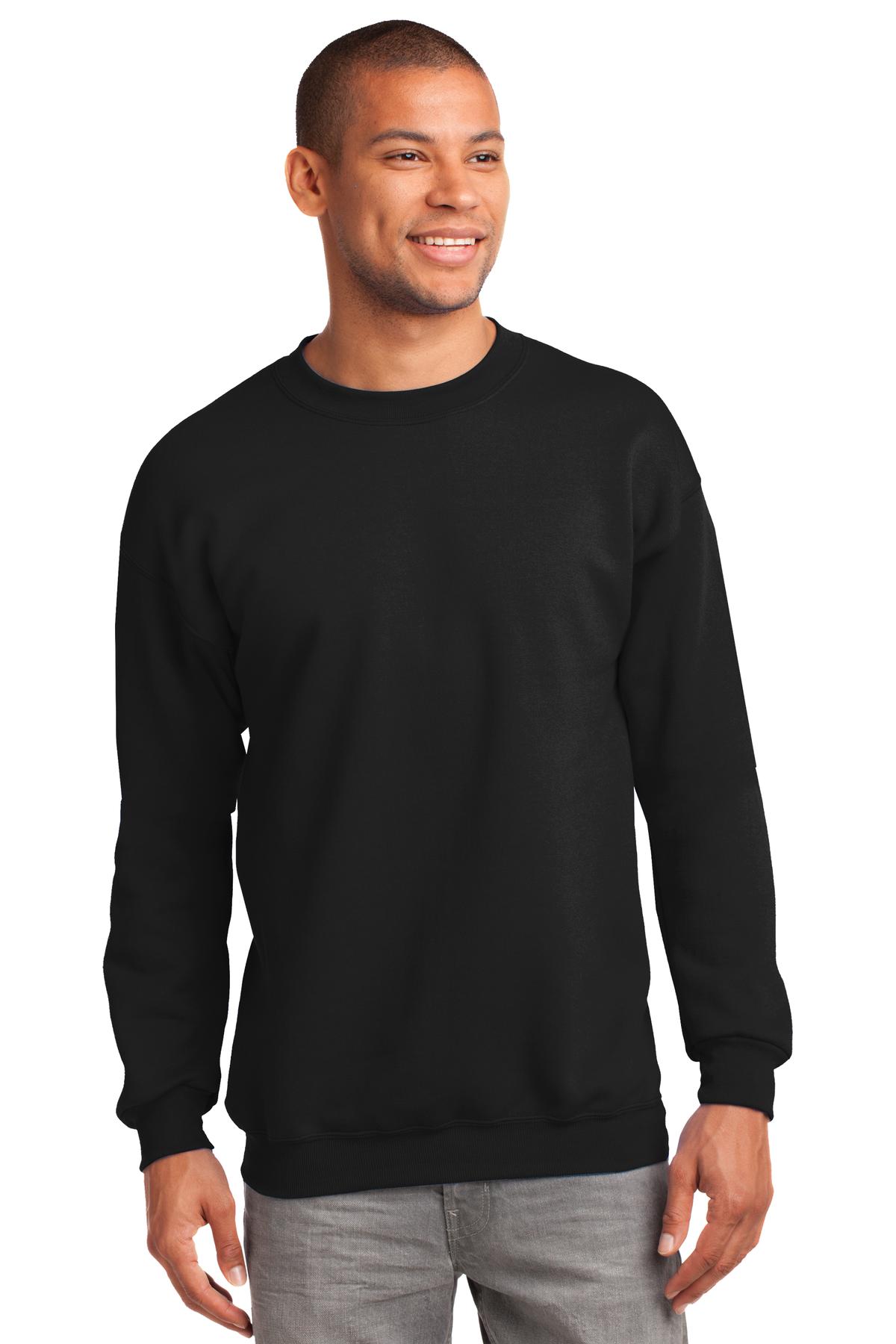 Port & Company - Men's Tall Essential Fleece Crewneck Sweatshirt Mens Apparel Sweatshirts & Fleece