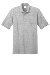 Port & Company Men's Core Blend Jersey Knit Pocket Polo Mens Apparel Shirts & Tops