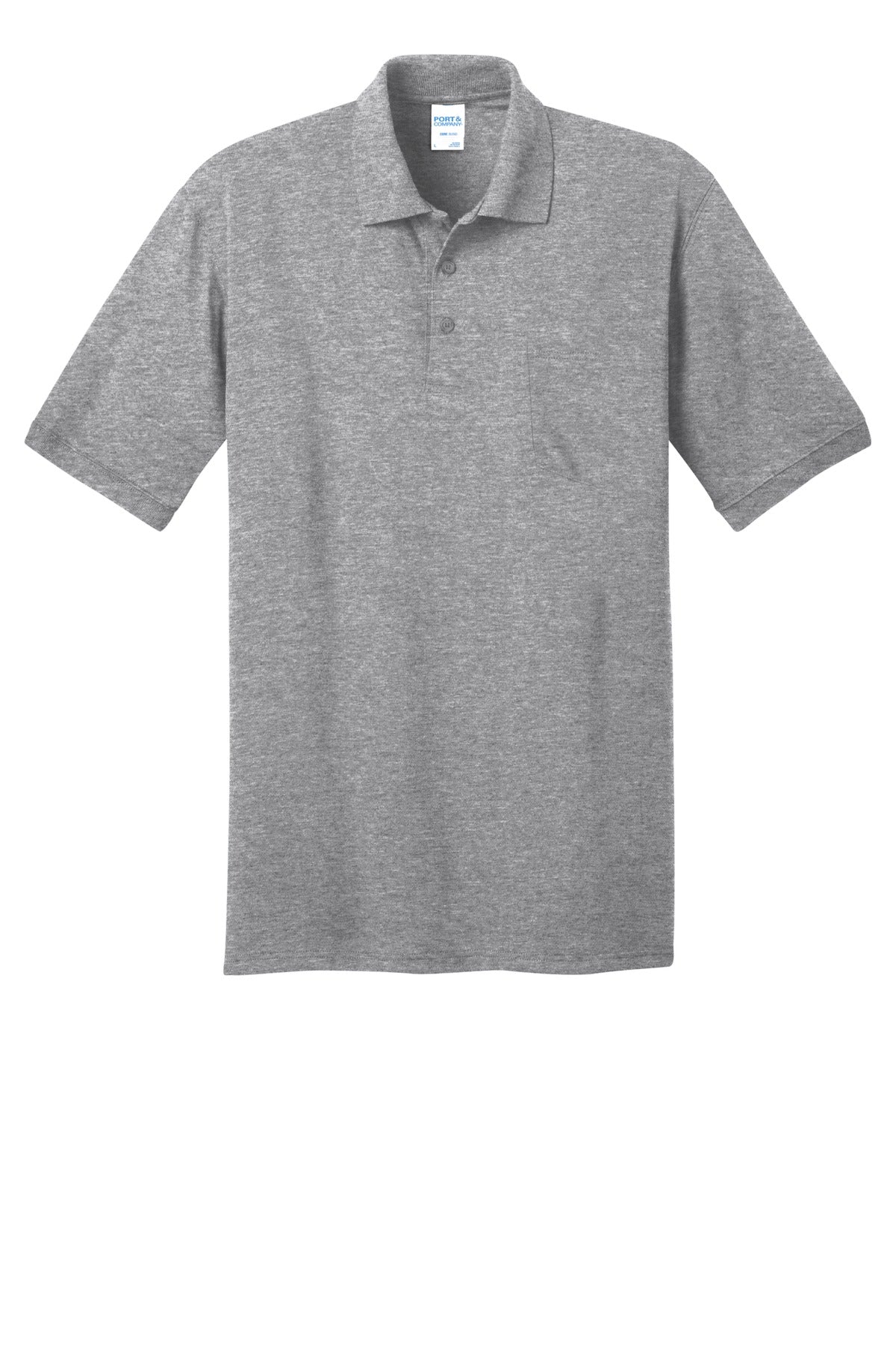 Port & Company Men's Core Blend Jersey Knit Pocket Polo Mens Apparel Shirts & Tops