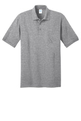 Port & Company Men's Core Blend Jersey Knit Pocket Polo Mens Apparel Shirts & Tops