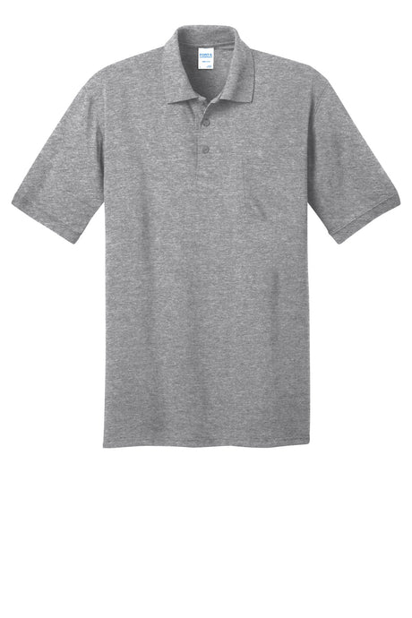 Port & Company Men's Core Blend Jersey Knit Pocket Polo Mens Apparel Shirts & Tops