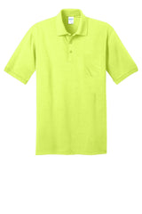 Port & Company Men's Core Blend Jersey Knit Pocket Polo Mens Apparel Shirts & Tops