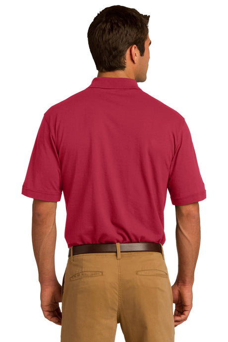 Port & Company Men's Core Blend Jersey Knit Pocket Polo Mens Apparel Shirts & Tops