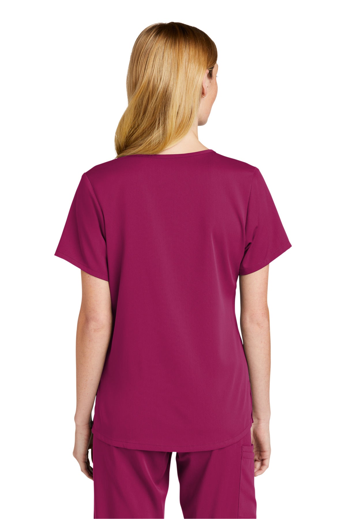 WonderWink Women's Premiere Flex Mock Wrap Top. WW4268