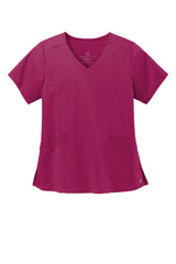 WonderWink Women's Premiere Flex Mock Wrap Top. WW4268