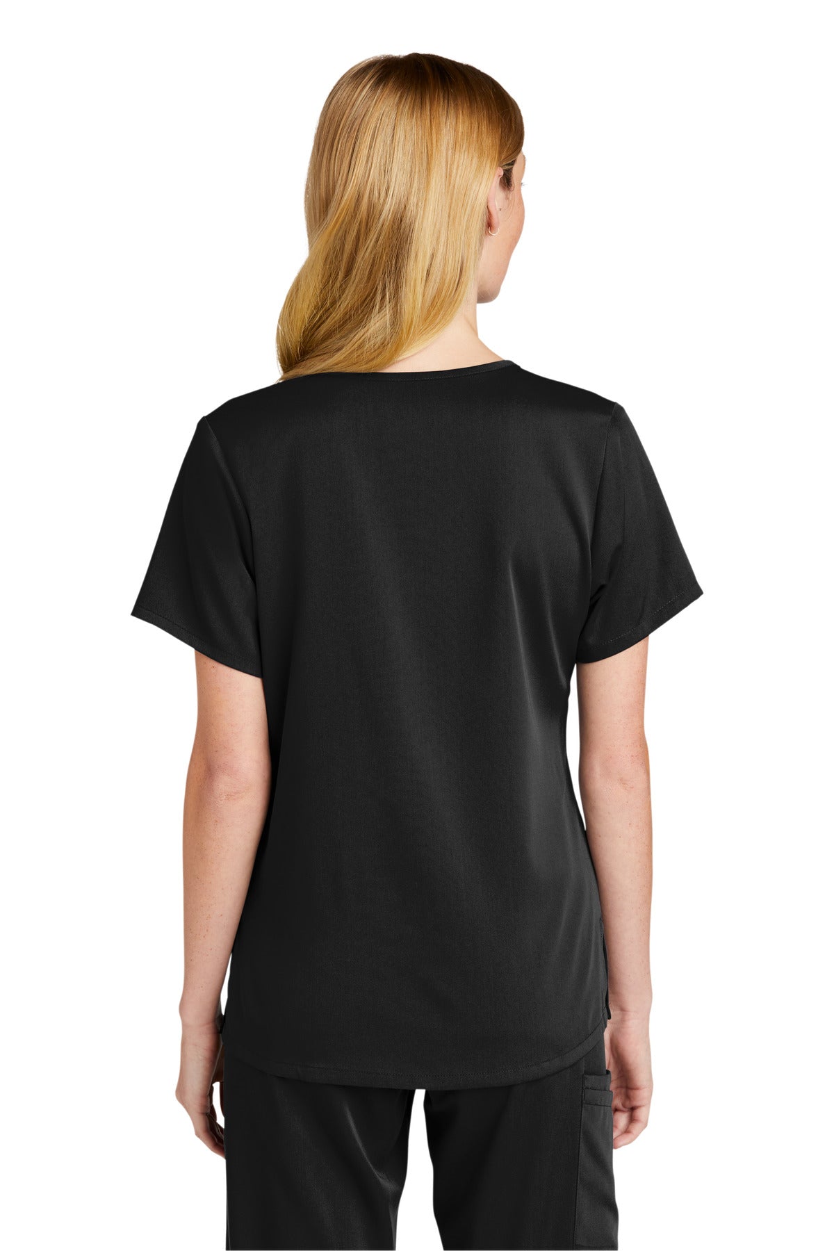 WonderWink Women's Premiere Flex Mock Wrap Top. WW4268