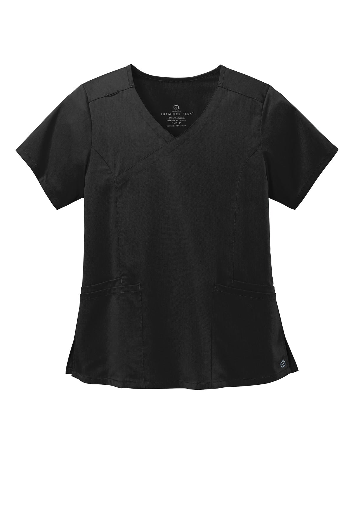 WonderWink Women's Premiere Flex Mock Wrap Top. WW4268