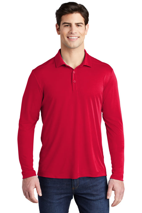 Sport-Tek Men's Posi-UV Pro Long Sleeve Polo Sport-Tek